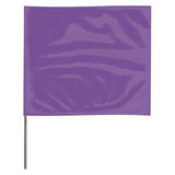 Sim Supply Marking Flag, 15", Purple,PVC,PK100  4515PP-200