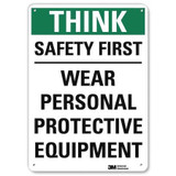 Lyle Safety Sign,10 inx7 in,Plastic U7-1331-NP_7X10