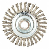 Sim Supply Wire Wheel Brush,Twisted,Stainless Steel  66252839039