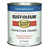 Rust-Oleum Enamel Paint,Royal Blue,Solvent  7727502