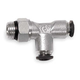 Aignep Usa Swivel Run Tee,Brass,6mm Tube Sz,PK5 50222N-6-1/8-PK5