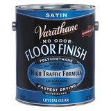 Varathane Floor Finish,Crystal Clear,Satin,1 gal. 230231