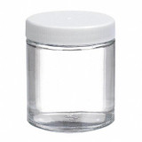 Wheaton Jar,125 mL,73 mm H,Clear,PK24 W216904