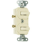 Legrand Combo,Ivory,15 A;Side,Single Pole 690IG