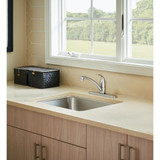 Moen Adler 1-Handle Lever Centerset Kitchen Faucet, Chrome