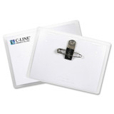 C-Line Products Name Badges,Pin-Clip,Badge,PK50 95723