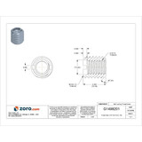 E-Z Lok Thread Insert,5/16-18x12.5mm,Pk5 550-5-PK5