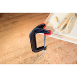 Bessey Dbl Anvil C-Clamp,6",Iron,Light,1200 lb. DHCC-6