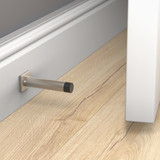 National Hardware 3 In. Satin Nickel Reed Door Stop