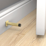 National Hardware 3 In. Brushed Gold Reed Door Stop