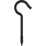 National Hardware #6 3-3/8 In. Storm Shine Ceiling Hook (3-Count) N820-106