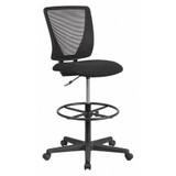 Flash Furniture Draft Chair,Black Seat,Mesh Back GO-2100-GG