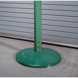Tapco Aluminum Bolt-Down Sign Base,Silver 037-00001