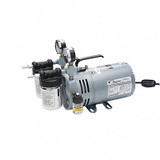 Gast Vacuum Pump, 1/4 hp, 1 Phase, 4.2 cfm 0523-V4-G588NDX