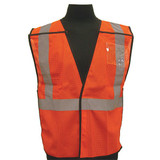 Kishigo Hi Vis Vest,Class 2,2XL/3XL,Orange 1806-2X-3X