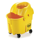 Rubbermaid Commercial Mop Bucket and Wringer,Yellow,8 3/4 gal FG759088YEL