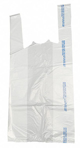 Sim Supply Plastic Shopping Bag,T-Shirt Bag,PK1000  5DUP8