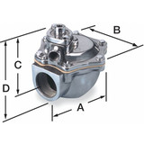 Redhat Remote Dust Collector Valve,Aluminum 8353C033