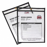 C-Line Products Shop Ticket Holders,Clear,9 x 12",PK25 46912