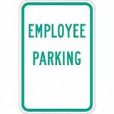 Lyle Employee Parking Sign,18" x 12" T1-1179-EG_12x18