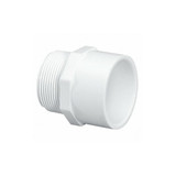 Manufacturer Varies Male Adapter, 6 in, Schedule 40, White 436060