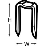 Abb Staple,Cable,Pk100 17-124TB
