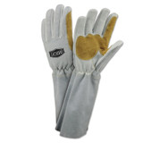 Aero Gel Mig Welding Glove, Climax;Goat Skin;Kevlar Thread, 2X-Large, Gray/Brown