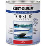 Rust-Oleum Gloss Marine Boat Topside Paint, Brilliant Red, 1 Qt. 396966 778894