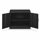Tennsco Storage Cabinet,30"x36"x18",Black,2Shlv 1430 BLACK