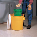 Eagle Mfg Overpack Drum,Yellow,0.18in 1601
