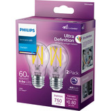 Philips 2pk 60w Clr A15 Led Bulb 573402 552299