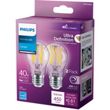 Philips 2pk 40w Clr A15 Led Bulb 564328 562269
