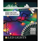 J Hofert Multi 200-Bulb M5 LED Cluster String Light Set 3648