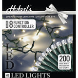 J Hofert Warm White 200-Bulb M5 LED Cluster String Light Set 3648-32