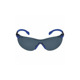 3m Safety Glasses,Frameless,Black/Blue S1102SGAF