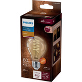 Philips 60W Equivalent Amber Medium A19 Dimmable Vintage LED Light Bulb 565796 509069