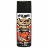 Rust-Oleum Engine Enamel,Gloss Black,12 oz,Spray 248932