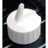 Qorpak Cap,28 mm Dia,White,PK12 CAP-06048G