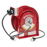 Reelcraft Cord Reel,45ft,12 AWG,Connector,120VAC L 4545 123 3A