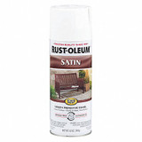 Rust-Oleum Spray Paint,Satin,12 oz.,Solvent 7791830