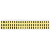 Brady Number Label,8,1/2in.Hx11/32in.W,Vinyl 3410-8