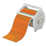 Brady Tape,Orange,100 ft. L,4 In. W 113151