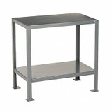 Jamco Fixed Work Table,Steel,24" W,18" D WS124GP