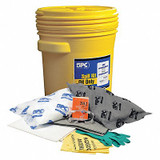Brady Spc Absorbents Spill Kit, Universal, Yellow SKMA-20