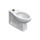 American Standard Toilet Bowl,Elongated,Floor w/BackOutlet  3312001.020