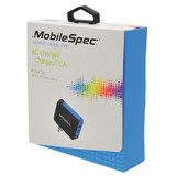 Mobilespec USB Wall Outlet Charger,Black/Blue MBS01202