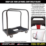 Snap-Loc Panel Truck,1500 lb. Cap,35inL,20-1-2inW SL1500PC4B