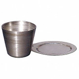 United Crucible with Lid,50mL,46 mm Dia,46 mm H SSR050