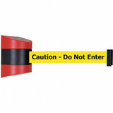 Tensabarrier Belt Barrier, Red,Belt Color Yellow  897-15-S-21-NO-YAX-C