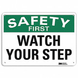 Lyle Safety Sign,7 in x 10 in,Aluminum U7-1264-RA_10X7